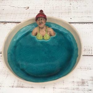 Swimmer  in Bowl 2 -SOLD-